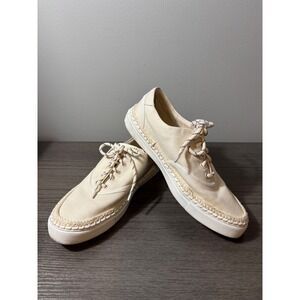 Kate Spade New York Boat Party Espadrille Sneaker Size 7.5B‎ Canvas Jute Trim